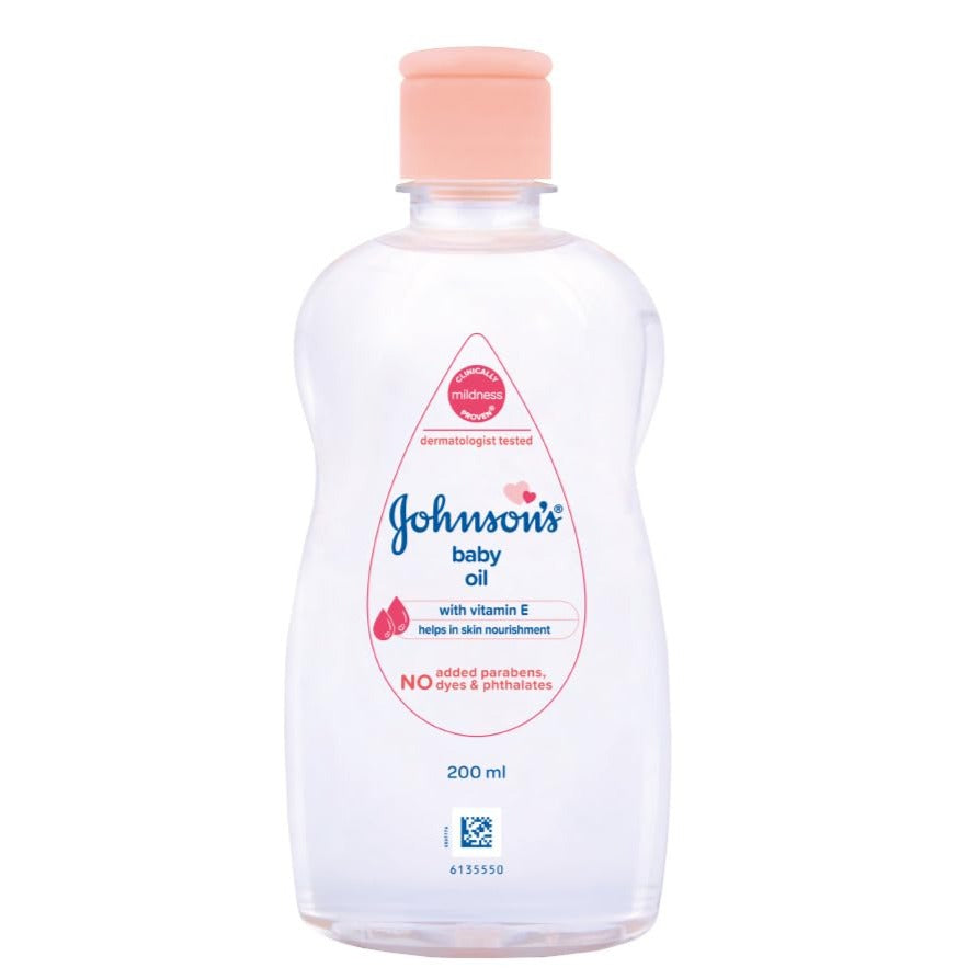 J&J Baby Oil Regular (200ml) | Sana Cash & Carry