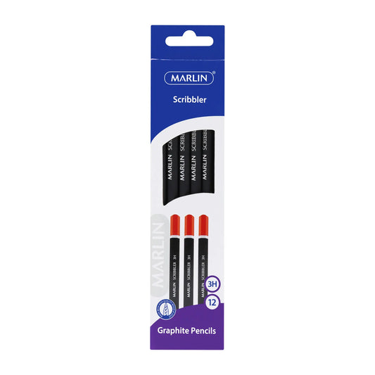 Marlin Scribbler Graphite Pencils (12 Pack)