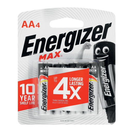 Energizer Max AA (4 Pack)