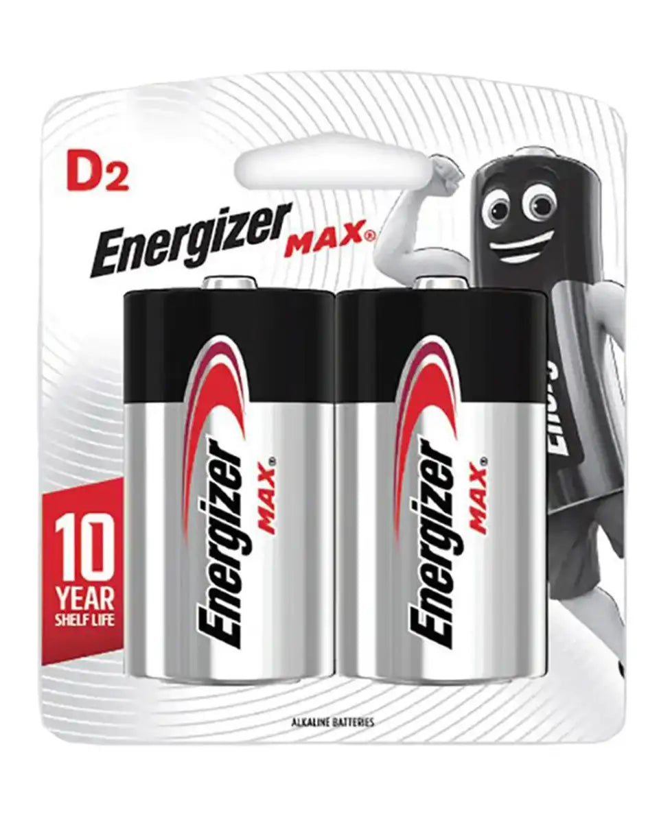 Energizer Max D2 (2 Pack)