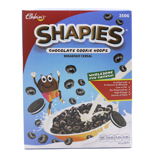 Shapies 350g Chocolate Cookie Hoops
