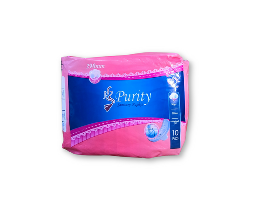 Purity Sanitary Napkins Cotton Touch Night (10s)