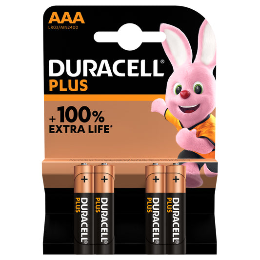 Duracell Plus AAA (4 Pack)