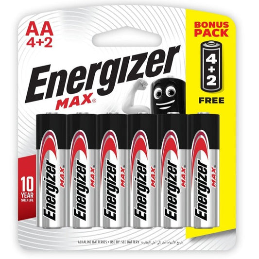 Energizer Max AA (4+2 Pack)