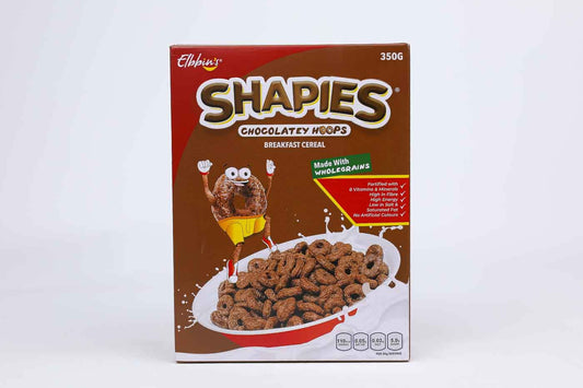 Shapies 350g Chocolate Hoops