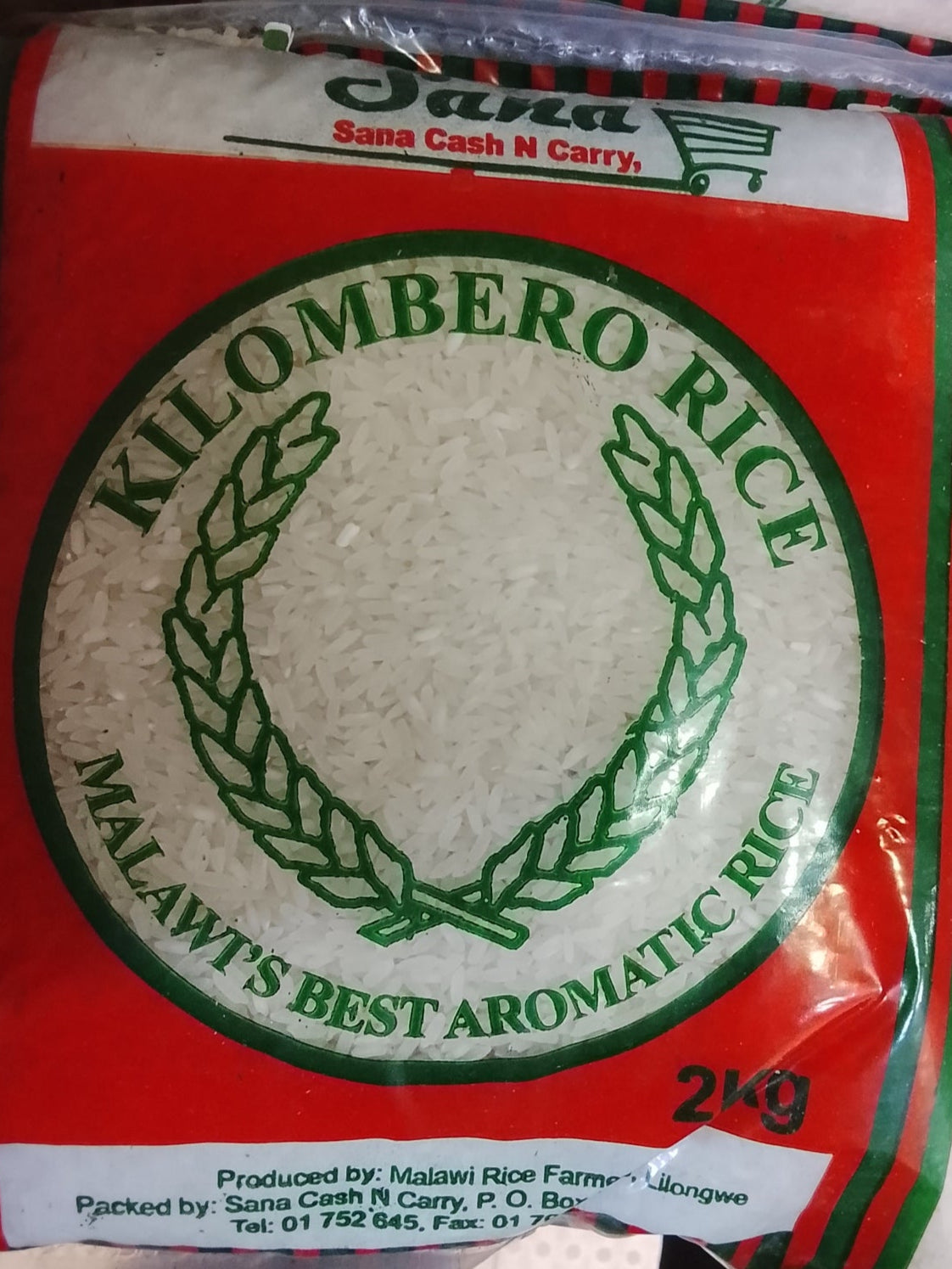 Sana 2kg Kilombero Rice