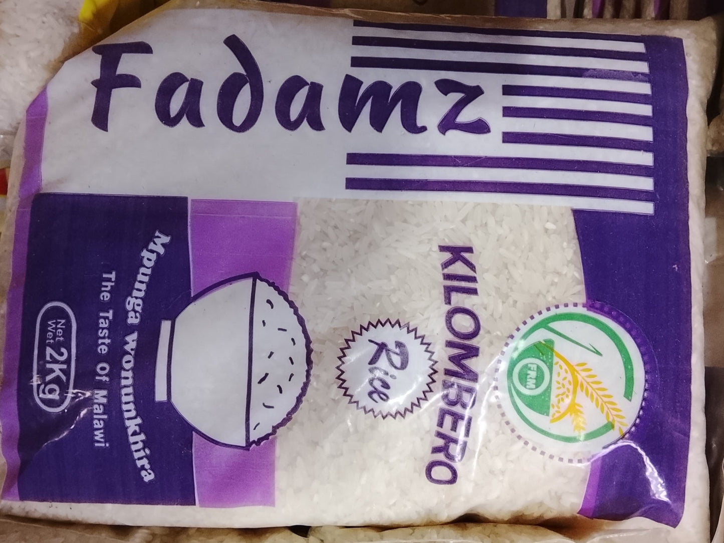 Fadamz 2kg Kilombero Rice