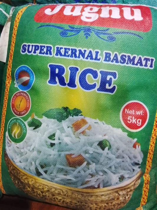 Jugnu Super Kernal Basmati Rice 5kg