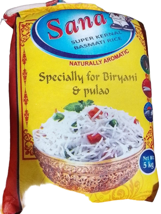 Sana Super Kernal Basmati Rice 5kg
