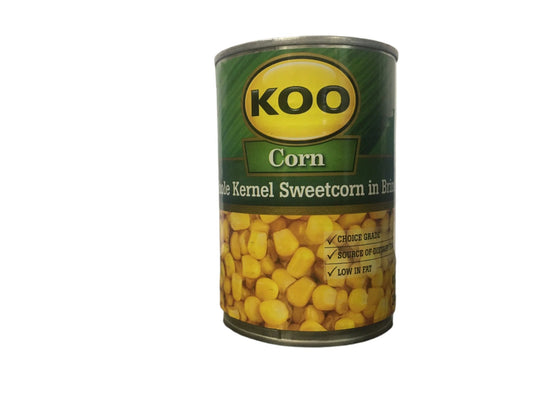 Koo Corn Whole Kernel Sweetcorn In Brine (410g)