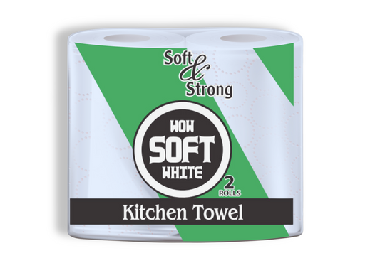 WowSoftWhite Kitchen Towel 2-Pack