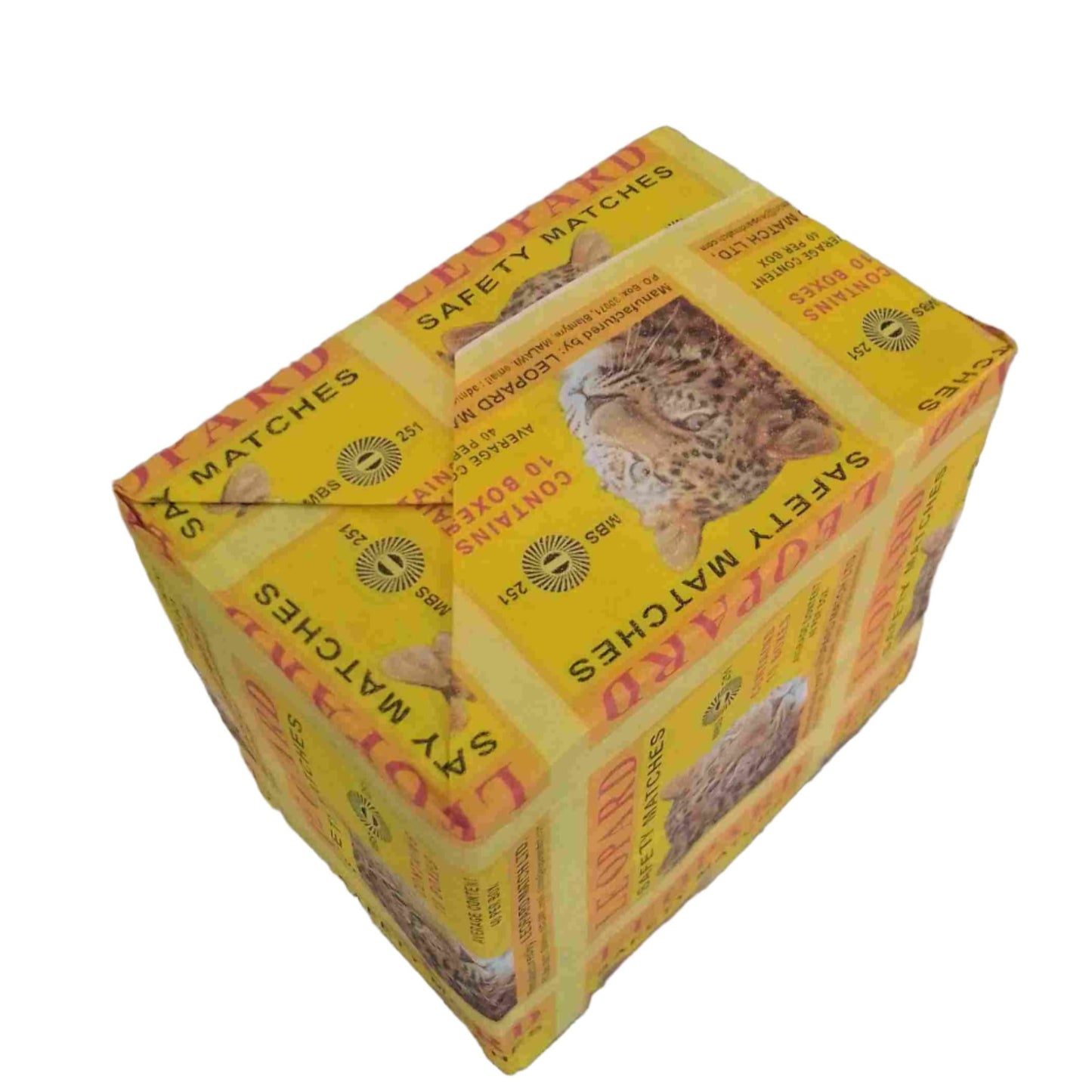 Leopard Safety Matches (10 Pack)