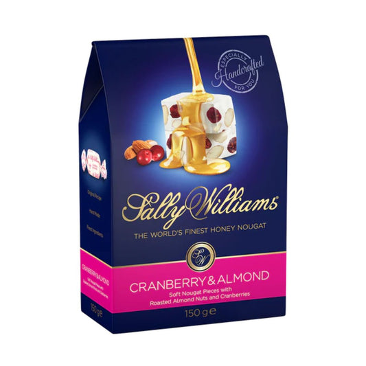 Sally Williams 150g cranberry & almond nougat