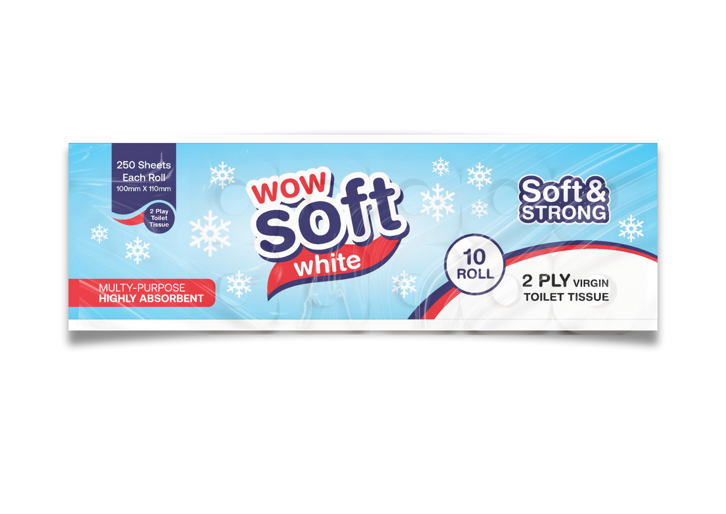 WowSoftWhite 2-Ply 10-Pack (Virgin)