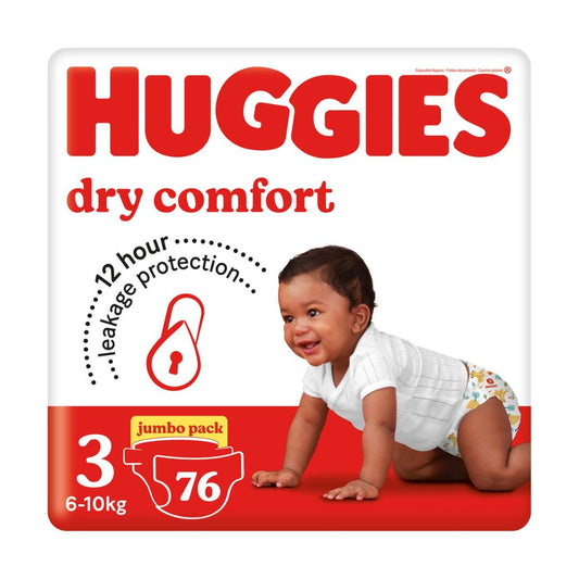 Huggies Dry Comfort Diapers Jumbo Pack (All Sizes)