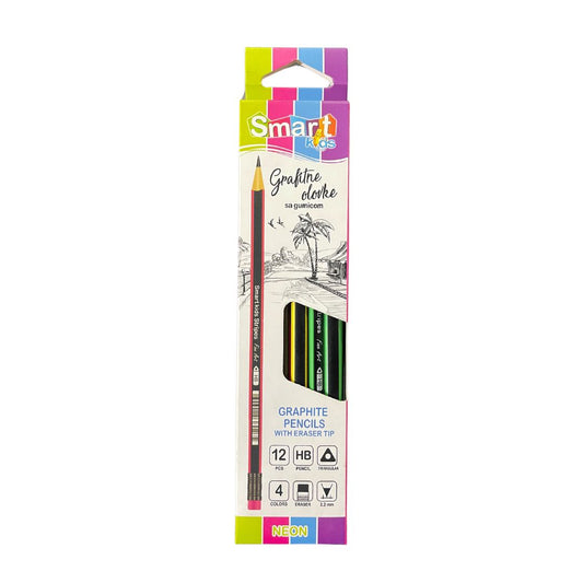 Neon SmartKids Graphite Pencils (12 Pack)