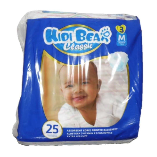 Kidi Bear Classic Baby Diapers (All Sizes)