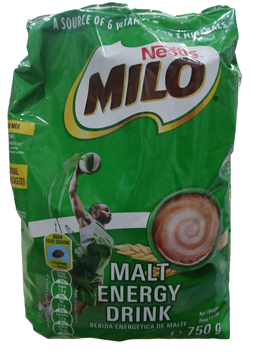 Nestle Milo Malt Energy Drink Powder (750g)