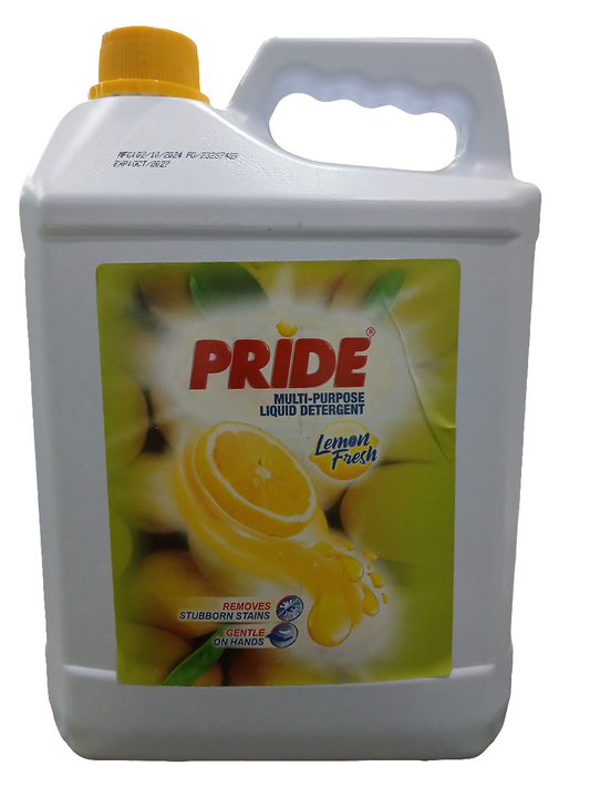 Pride Liquid Detergent Lemon Fresh(5Ltr)