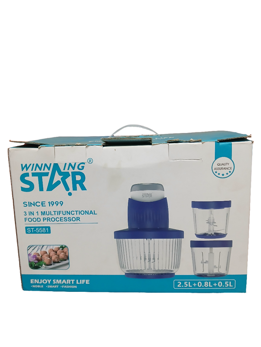 Winning Star 3 In 1 Multifunctional Food Processor Since (1999)