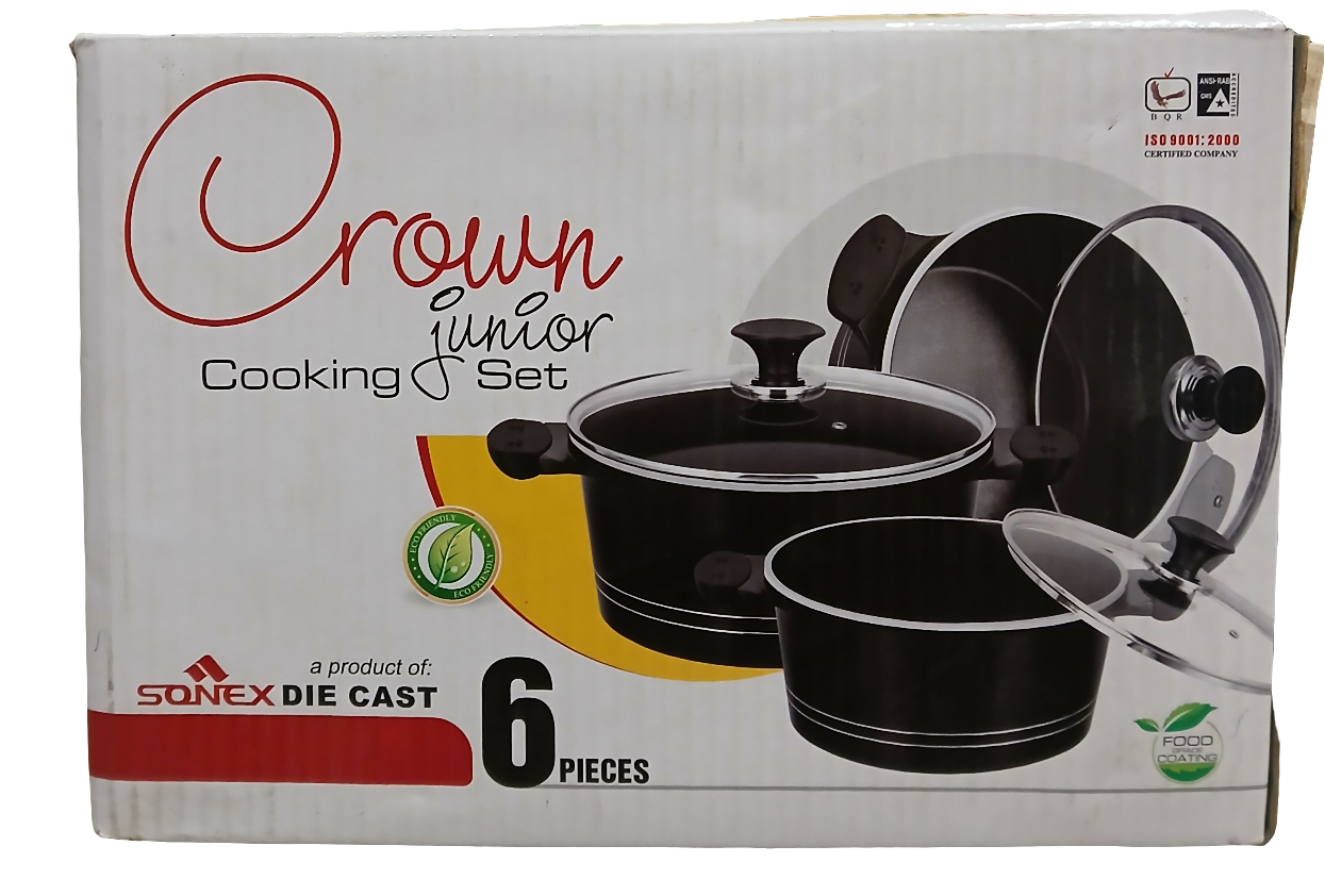 Sonex Crown Cooking Set  (6pcs)