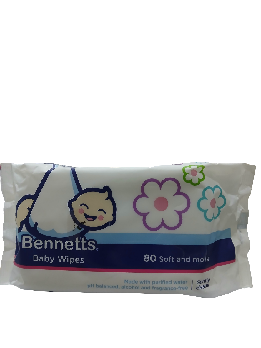 Bennetts Baby Wipes (80 soft & Moist)