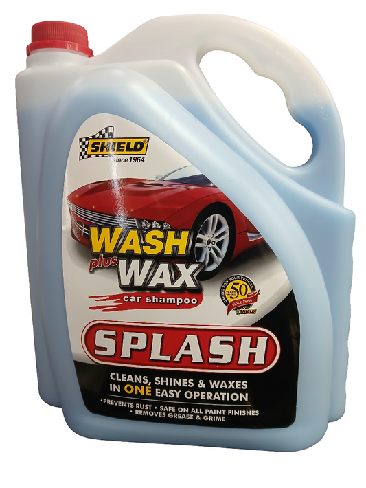 Shield Wash & Wax Shampoo Splash(3Ltr)