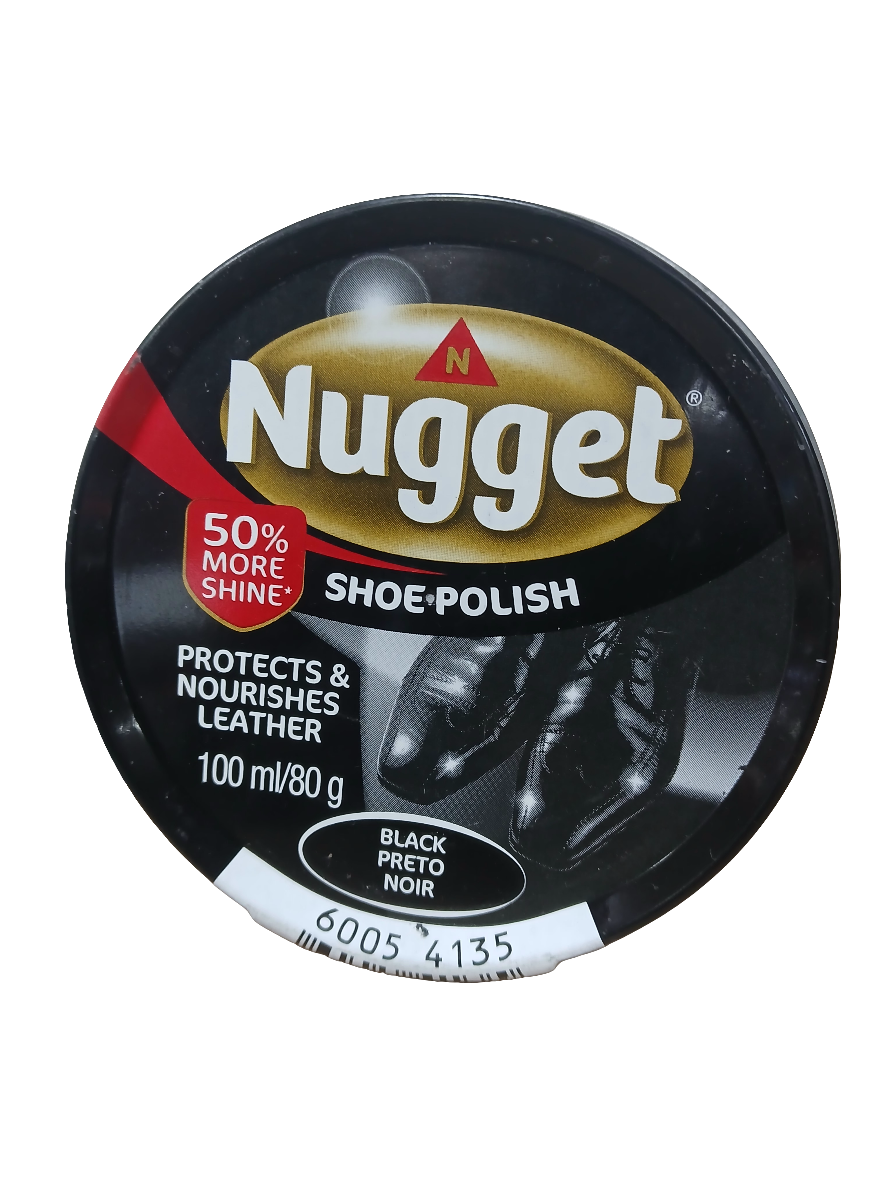 Nugget Black Shoe Polish (100ml)