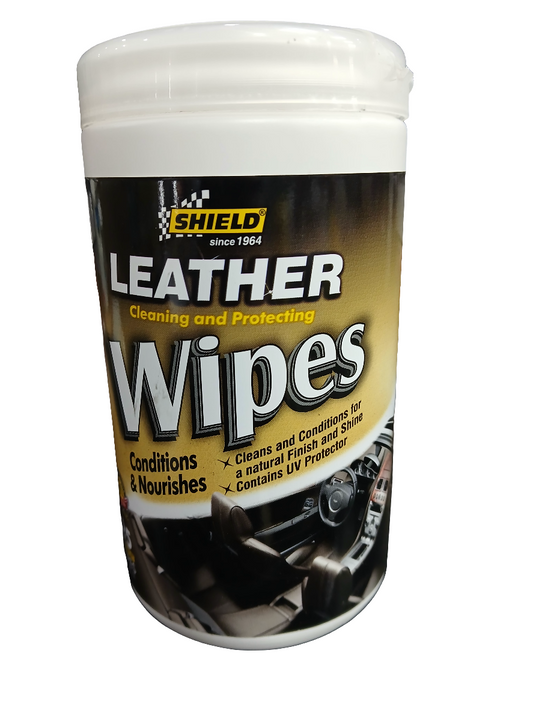 Shield Leather  Wipes (25s)