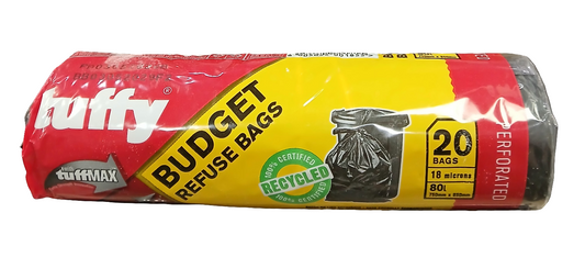 Tuffy Budget Refuse Bags        (20 Bags)