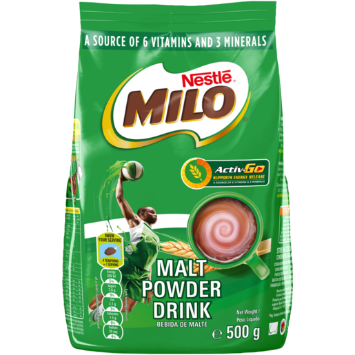 Nestle Milo Malt Energy Powder Pouch (250g)