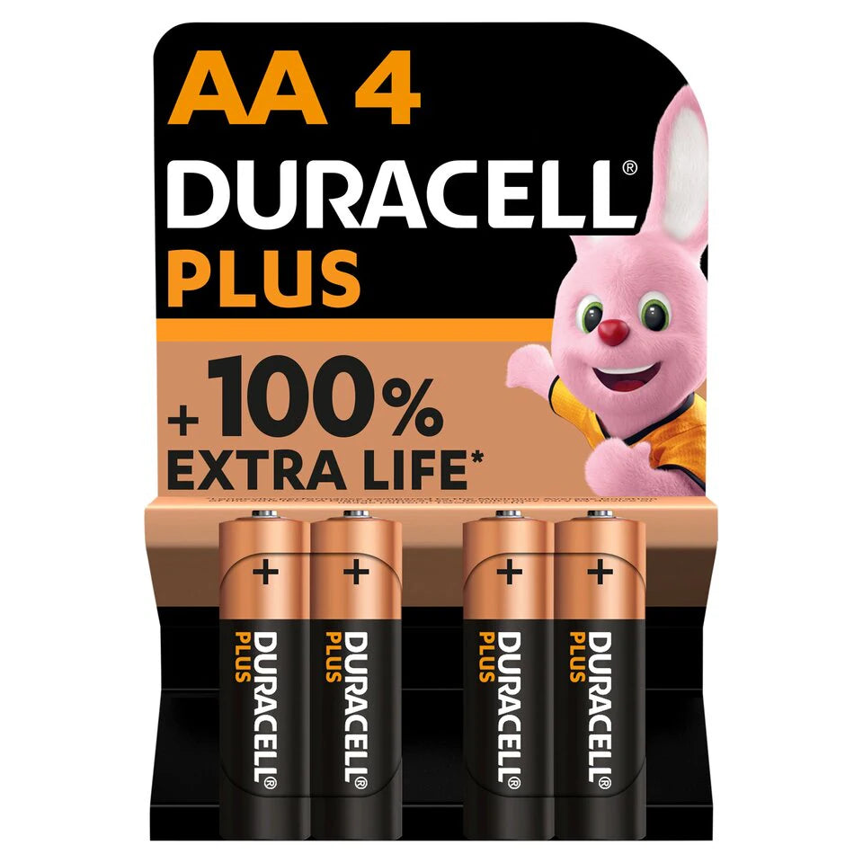 Duracell Plus AA (4 Pack)