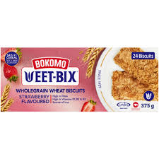 Bokomo 375g Weet Bix Strawberry