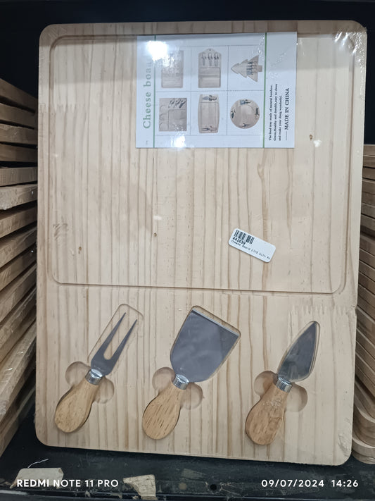 Cheese Board with Knives