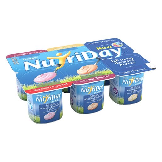 Nutriday Smooth Flavoured Yogurt (6-Pack)