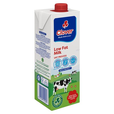 Clover Low Fat Milk (1Ltr)